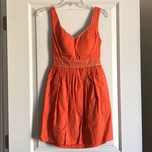 Orange dress